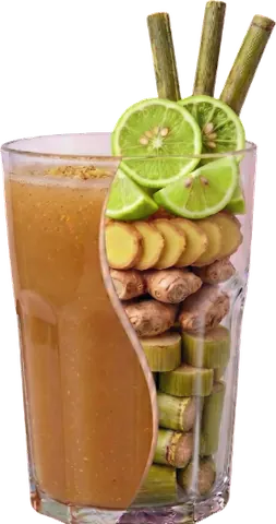 VIVA MOSTO MIX — Jugo de caña de azúcar, jengibre, limón.